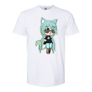 Cute Chibi Style Kawaii Anime Girl Chloe Chan The Tomboy Softstyle CVC T-Shirt