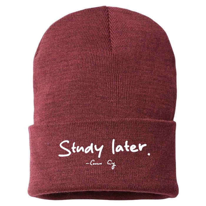 Coach Cig Study Later Sustainable Knit Beanie