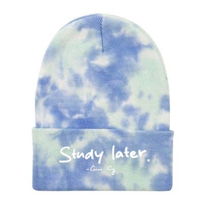 Coach Cig Study Later Tie Dye 12in Knit Beanie