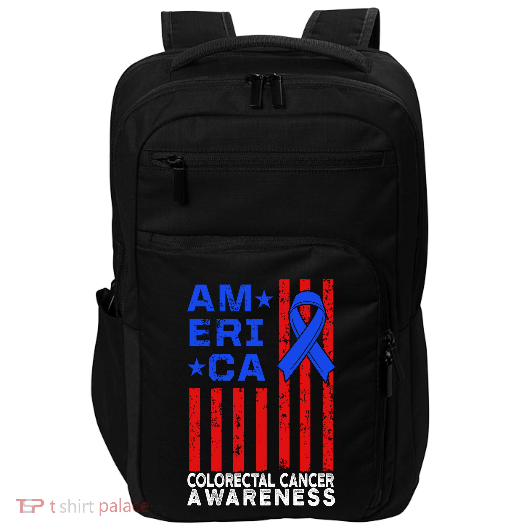 Colorectal Cancer Survivor Teaching Crc Warrior Gift Impact Tech Backpack