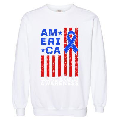 Colorectal Cancer Survivor Teaching Crc Warrior Gift Garment-Dyed Sweatshirt