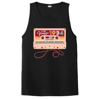 Cute Cassette Tape Limited Edition Vintage 1934 90 Years Of Being Awesome PosiCharge Competitor Tank