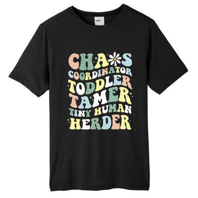 Chaos Coordinator Tamer Tiny Human Herder Daycare Tall Fusion ChromaSoft Performance T-Shirt