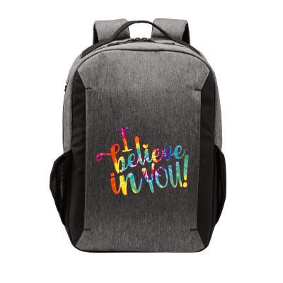 Cute Colorful Tie Dye I Believe In You Vector Backpack