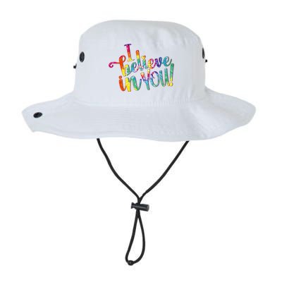 Cute Colorful Tie Dye I Believe In You Legacy Cool Fit Booney Bucket Hat