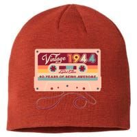 Cute Cassette Tape Limited Edition Vintage 1944 80 Years Of Being Awesome Sustainable Beanie