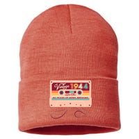 Cute Cassette Tape Limited Edition Vintage 1944 80 Years Of Being Awesome Sustainable Knit Beanie