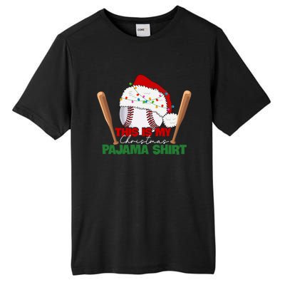 Cute Christmas Tree Santa Riding Triceratops Dinosaur Xmas Swea Tall Fusion ChromaSoft Performance T-Shirt