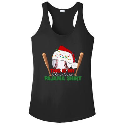 Cute Christmas Tree Santa Riding Triceratops Dinosaur Xmas Swea Ladies PosiCharge Competitor Racerback Tank