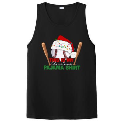 Cute Christmas Tree Santa Riding Triceratops Dinosaur Xmas Swea PosiCharge Competitor Tank