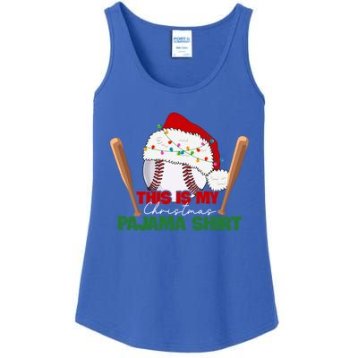 Cute Christmas Tree Santa Riding Triceratops Dinosaur Xmas Swea Ladies Essential Tank