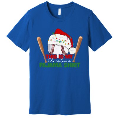 Cute Christmas Tree Santa Riding Triceratops Dinosaur Xmas Swea Premium T-Shirt