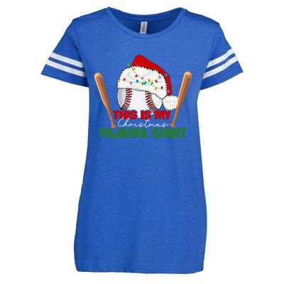 Cute Christmas Tree Santa Riding Triceratops Dinosaur Xmas Swea Enza Ladies Jersey Football T-Shirt