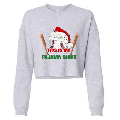 Cute Christmas Tree Santa Riding Triceratops Dinosaur Xmas Swea Cropped Pullover Crew