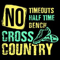 Cross Country Teams Running for XC Runners Drawstring Bag