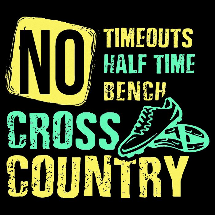 Cross Country Teams Running for XC Runners Drawstring Bag