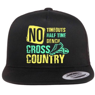 Cross Country Teams Running for XC Runners Flatbill Hat