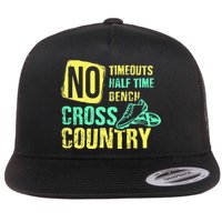 Cross Country Teams Running for XC Runners Flat Bill Trucker Hat
