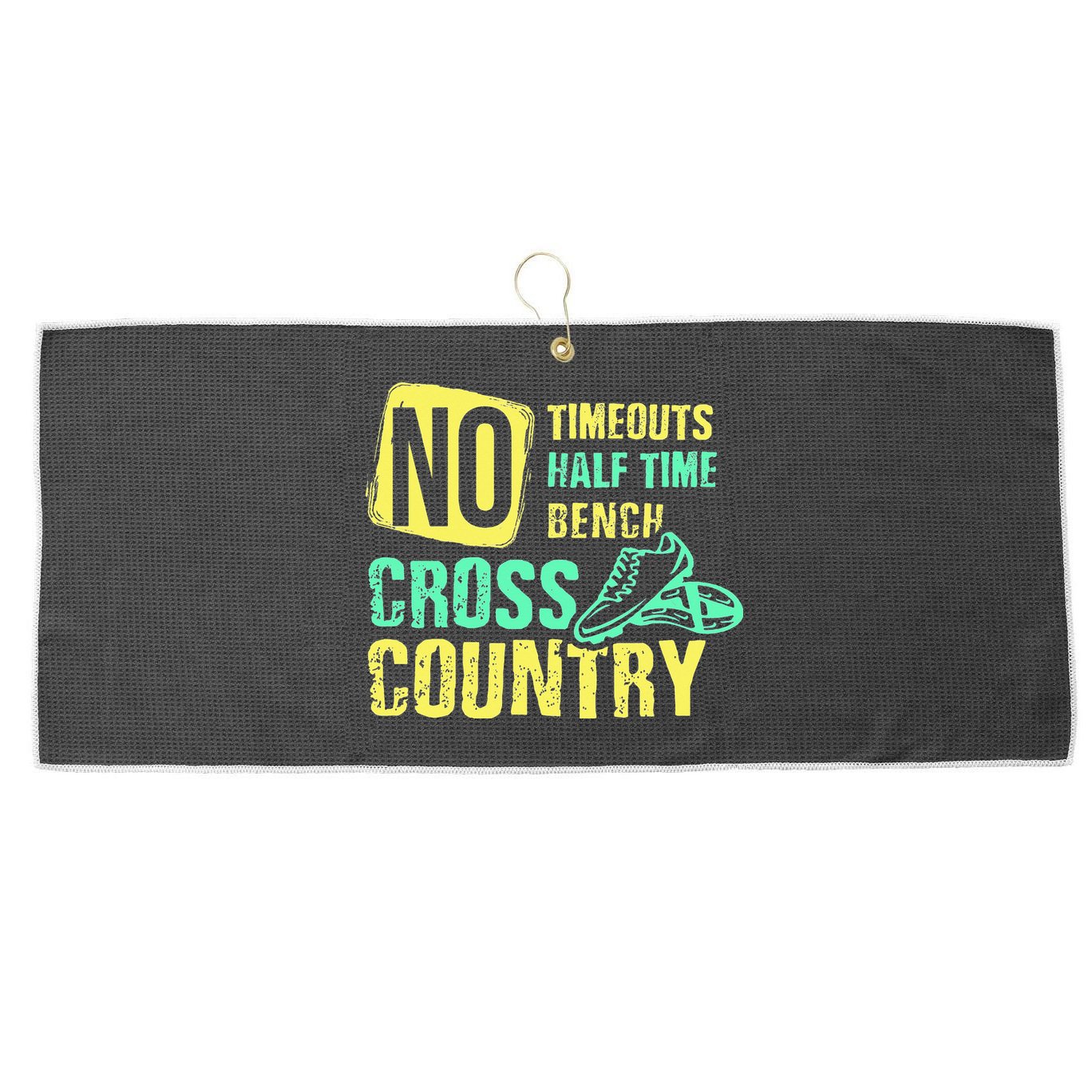 Cross Country Teams Running for XC Runners Large Microfiber Waffle Golf Towel