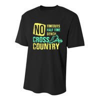 Cross Country Teams Running for XC Runners Youth Performance Sprint T-Shirt