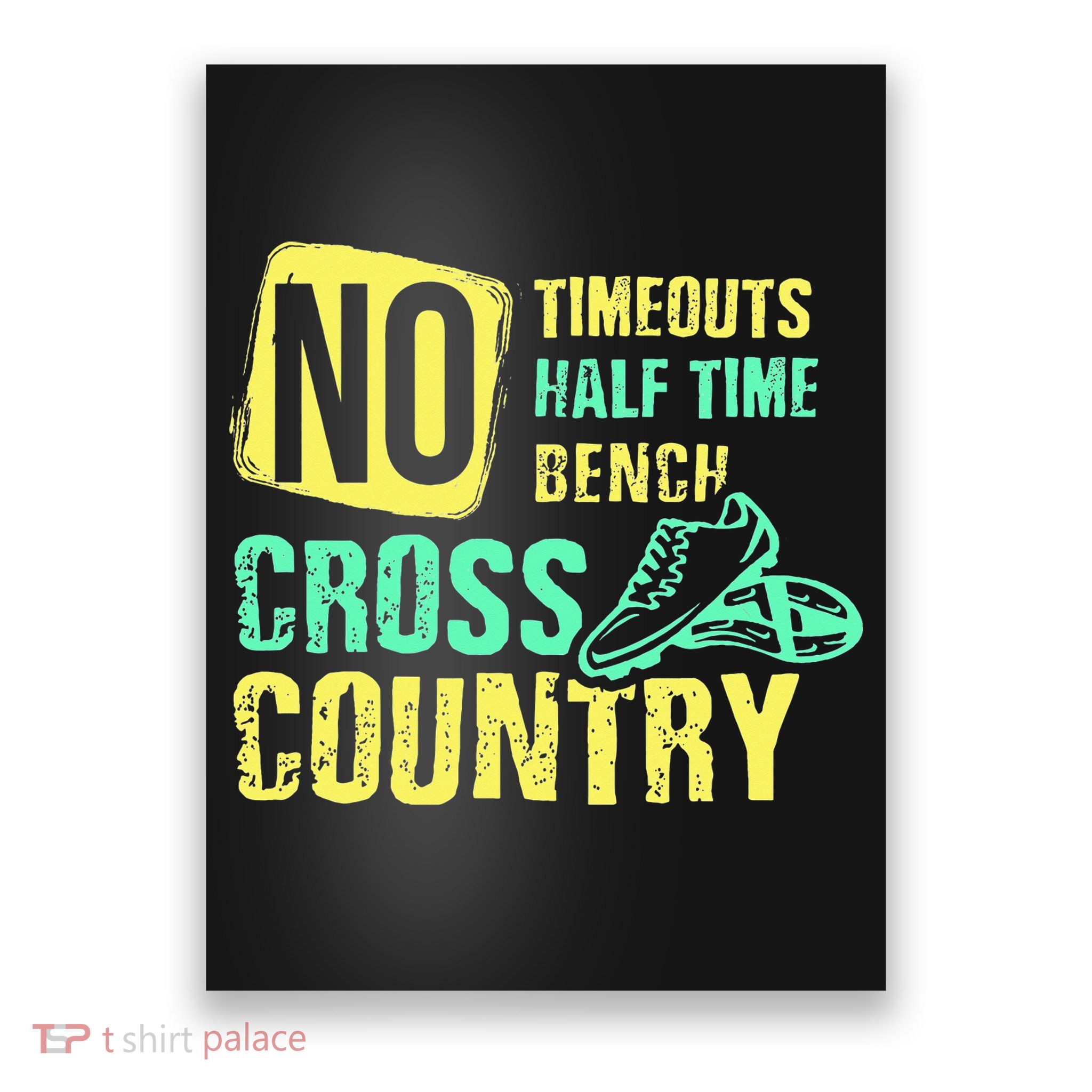 Cross Country Teams Running for XC Runners Poster