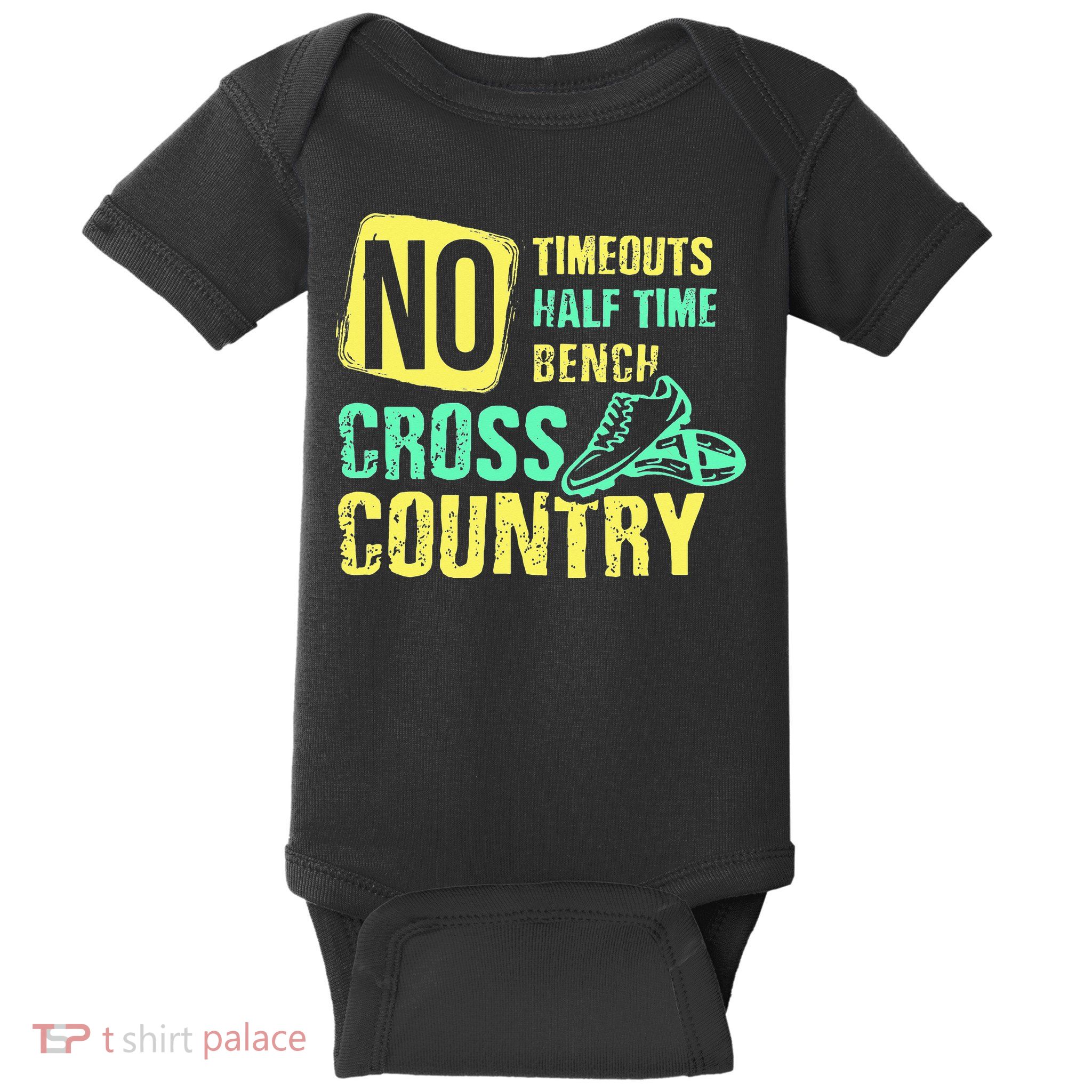 Cross Country Teams Running for XC Runners Baby Bodysuit