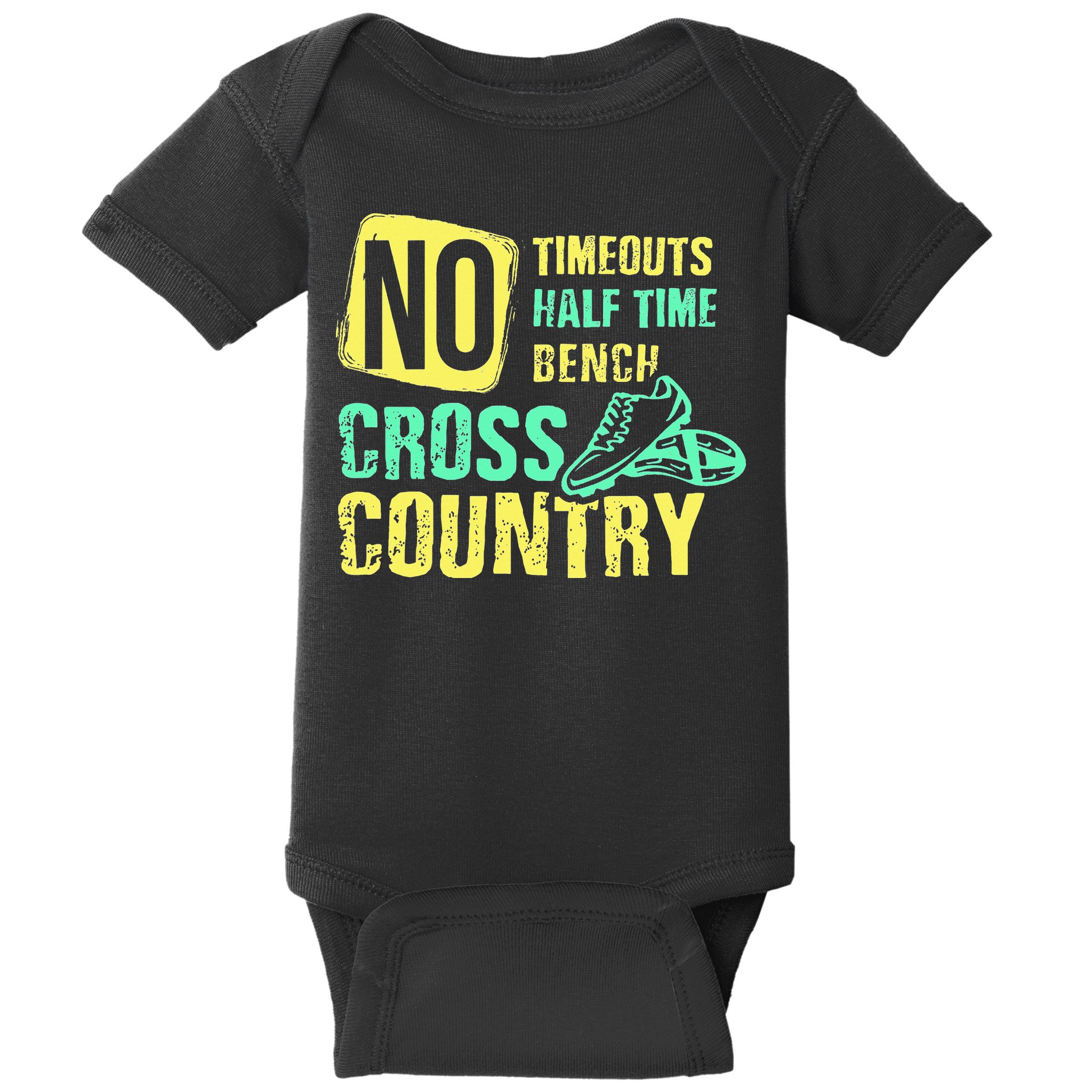 Cross Country Teams Running for XC Runners Baby Bodysuit