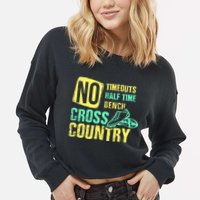 Cross Country Teams Running for XC Runners Cropped Pullover Crew