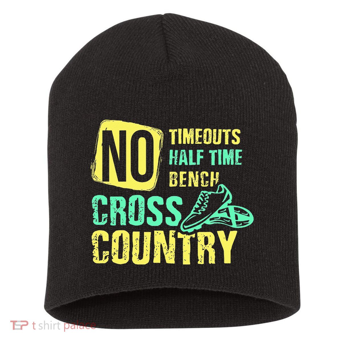 Cross Country Teams Running for XC Runners Short Acrylic Beanie