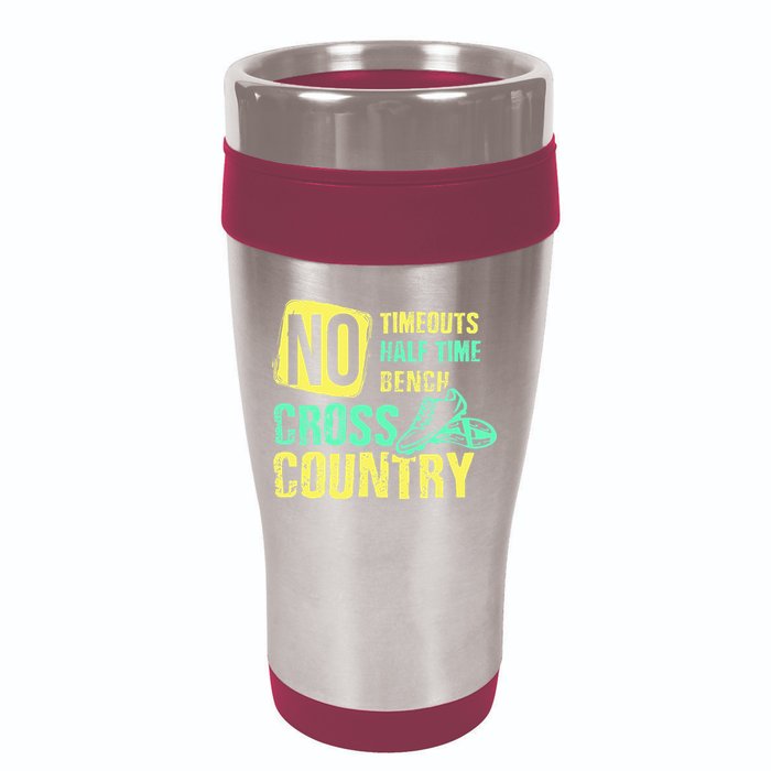 Cross Country Teams Running for XC Runners 16oz Travel Tumbler