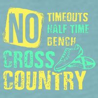Cross Country Teams Running for XC Runners Sueded Cloud Jersey T-Shirt