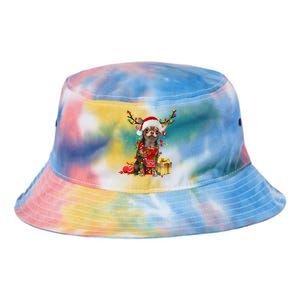 Chihuahua Christmas Tree Ornats Dog Lovers Chihuahua Xmas Gift Tie Dye Newport Bucket Hat