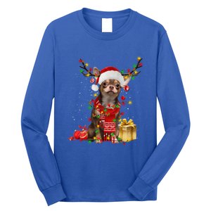 Chihuahua Christmas Tree Ornats Dog Lovers Chihuahua Xmas Gift Long Sleeve Shirt