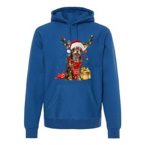 Chihuahua Christmas Tree Ornats Dog Lovers Chihuahua Xmas Gift Premium Hoodie