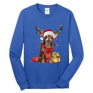 Chihuahua Christmas Tree Ornats Dog Lovers Chihuahua Xmas Gift Tall Long Sleeve T-Shirt