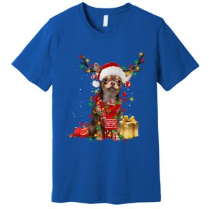 Chihuahua Christmas Tree Ornats Dog Lovers Chihuahua Xmas Gift Premium T-Shirt