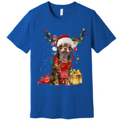Chihuahua Christmas Tree Ornats Dog Lovers Chihuahua Xmas Gift Premium T-Shirt