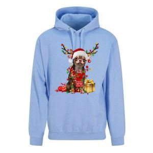 Chihuahua Christmas Tree Ornats Dog Lovers Chihuahua Xmas Gift Unisex Surf Hoodie