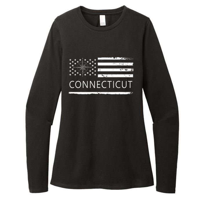 Connecticut Ct Travel To Connecticut Love Womens CVC Long Sleeve Shirt