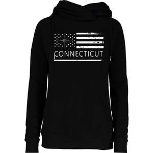 Connecticut Ct Travel To Connecticut Love Womens Funnel Neck Pullover Hood