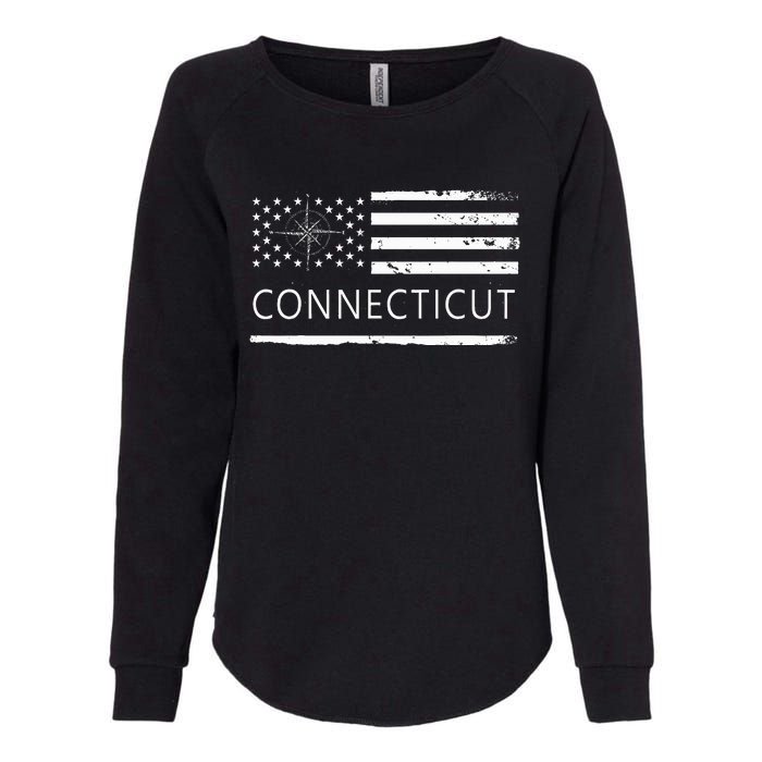 Connecticut Ct Travel To Connecticut Love Womens California Wash Sweatshirt