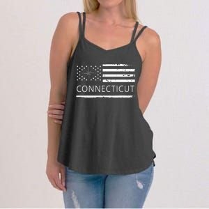 Connecticut Ct Travel To Connecticut Love Women's Strappy Tank