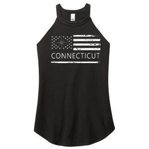 Connecticut Ct Travel To Connecticut Love Women's Perfect Tri Rocker Tank