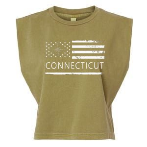 Connecticut Ct Travel To Connecticut Love Garment-Dyed Women's Muscle Tee