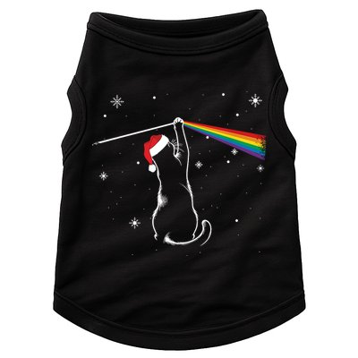 Christmas Cat The Dark Side Of The Moon Funny Lover Xmas Doggie Tank