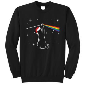 Christmas Cat The Dark Side Of The Moon Funny Lover Xmas Sweatshirt