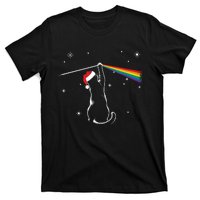 Christmas Cat The Dark Side Of The Moon Funny Lover Xmas T-Shirt