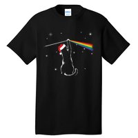 Christmas Cat The Dark Side Of The Moon Funny Lover Xmas Tall T-Shirt