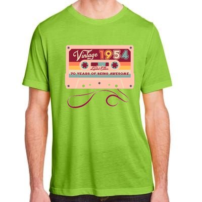 Cute Cassette Tape Limited Edition Vintage 1954 70 Years Of Being Awesome Adult ChromaSoft Performance T-Shirt