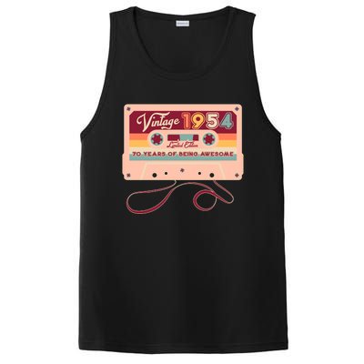 Cute Cassette Tape Limited Edition Vintage 1954 70 Years Of Being Awesome PosiCharge Competitor Tank